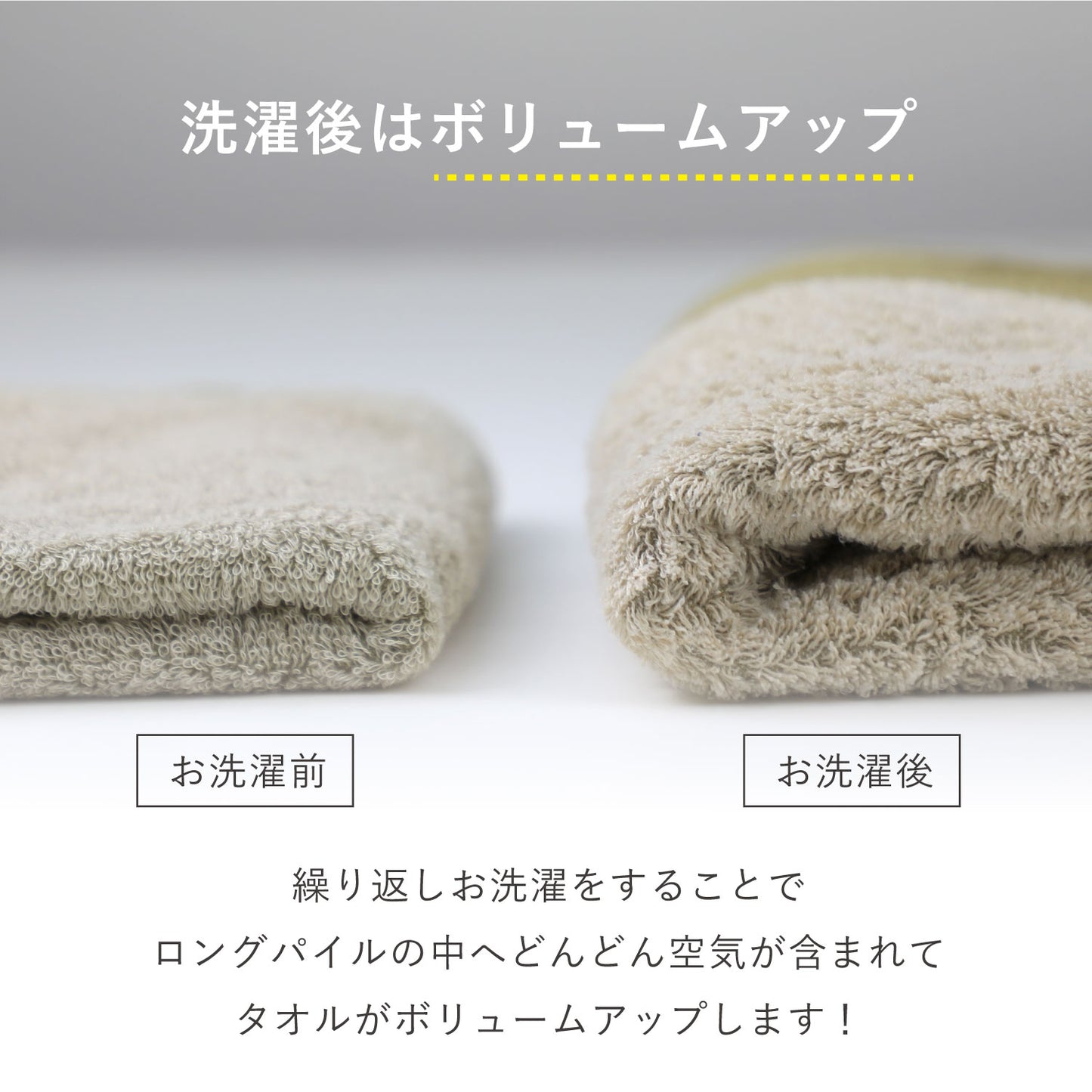 Quick-drying compact bath towels, set of 3