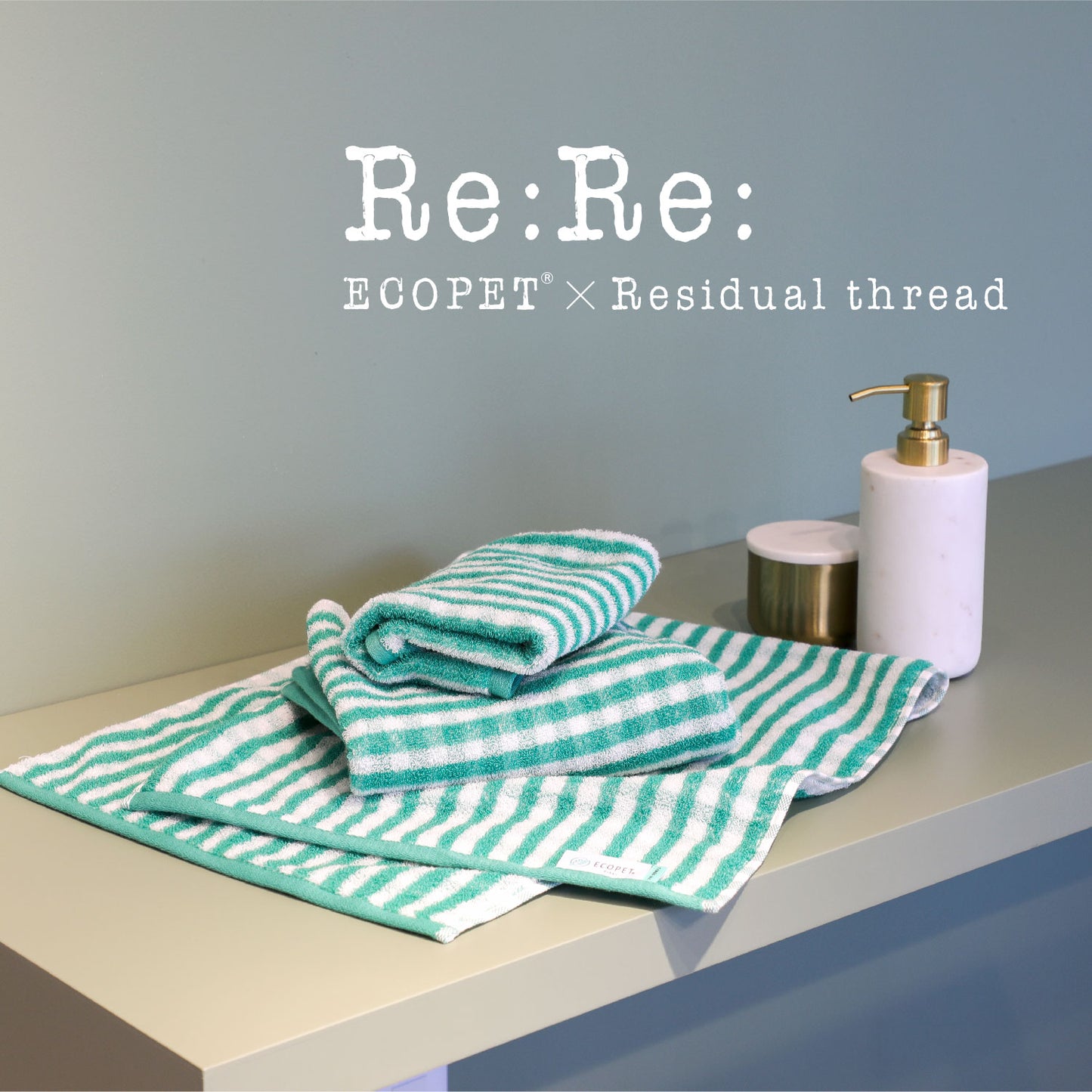 Quick-drying compact bath towels, set of 3