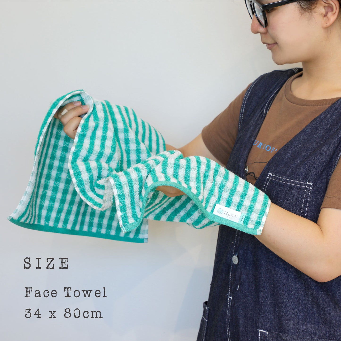 Quick-drying compact bath towels, set of 3